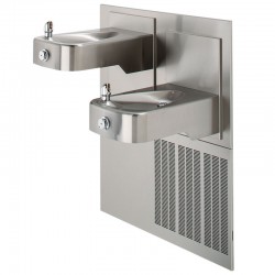 Barrier-Free Chilled Dual Wall Mount Fountain